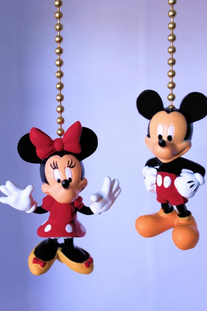DISNEY Mickey Minnie Mouse Club Novelty Home Decor Ceiling FAN Light